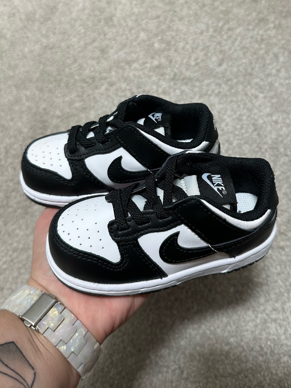 Nike toddler Panda Dunks